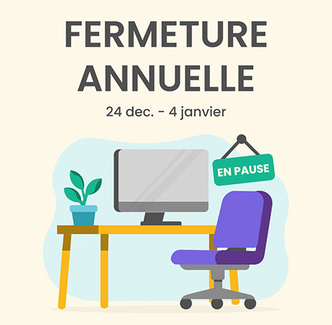 Fermeture annuelle ADEVO — Joyeuses fêtes et cap sur 2026 !
