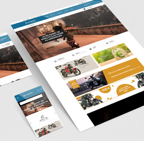 Plateforme E-commerce pour des motos électriques