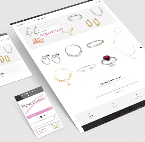 Plateforme e-commerce pour des bijoux haut de gamme