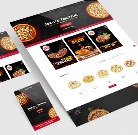 Site de commande en ligne pour une Pizzeria