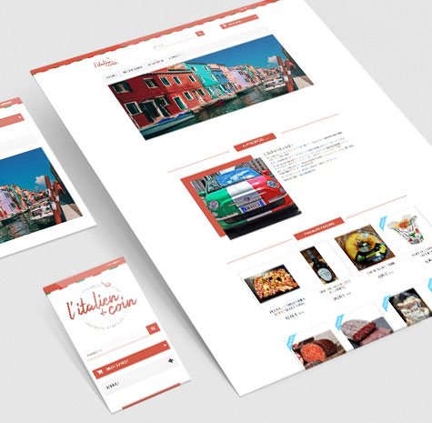 Plateforme e-commerce pour des produits italiens authentiques