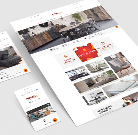 Site E-commerce pour un magasin de meubles