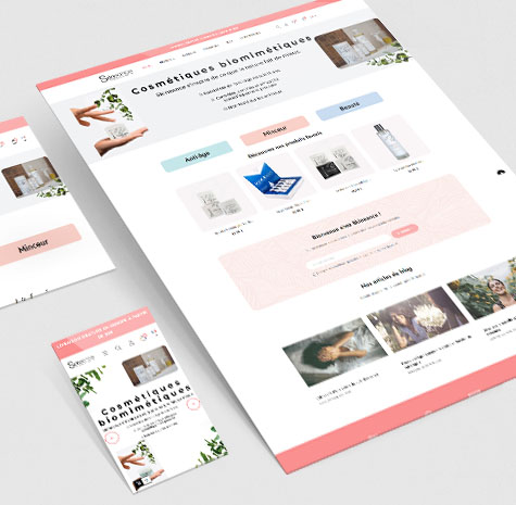 Plateforme E-commerce pour un magasin de Cosmétiques