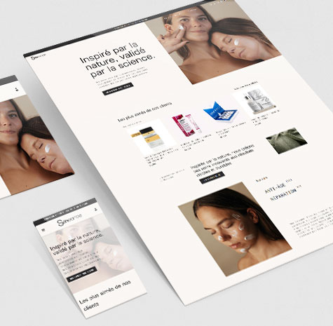 Plateforme E-commerce pour un magasin de Cosmétiques