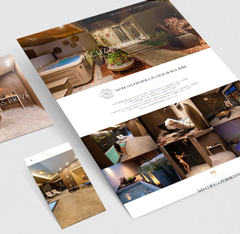 Création d'un site internet de présentation pour un SPA privatif
