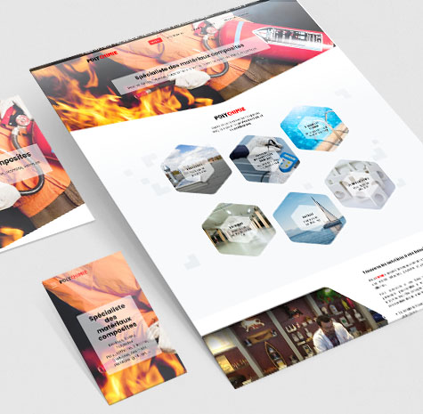 Site web pour spécialiste des matériaux composites