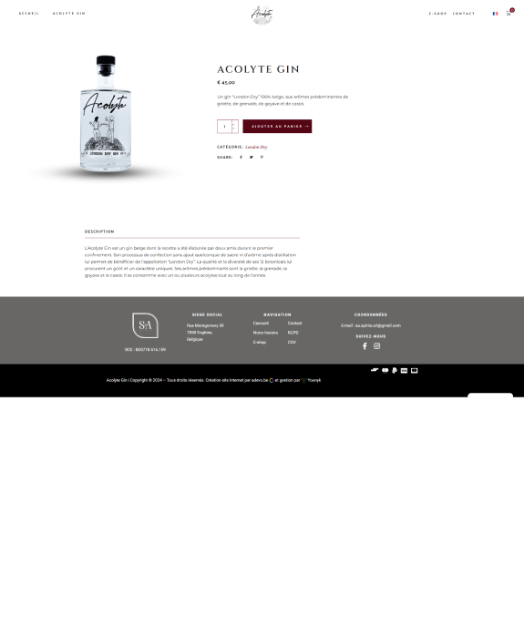 Réalisation Acolyte Gin 2