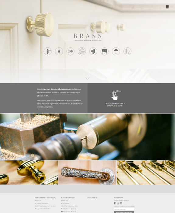 Réalisation BRASS Quincaillerie 1