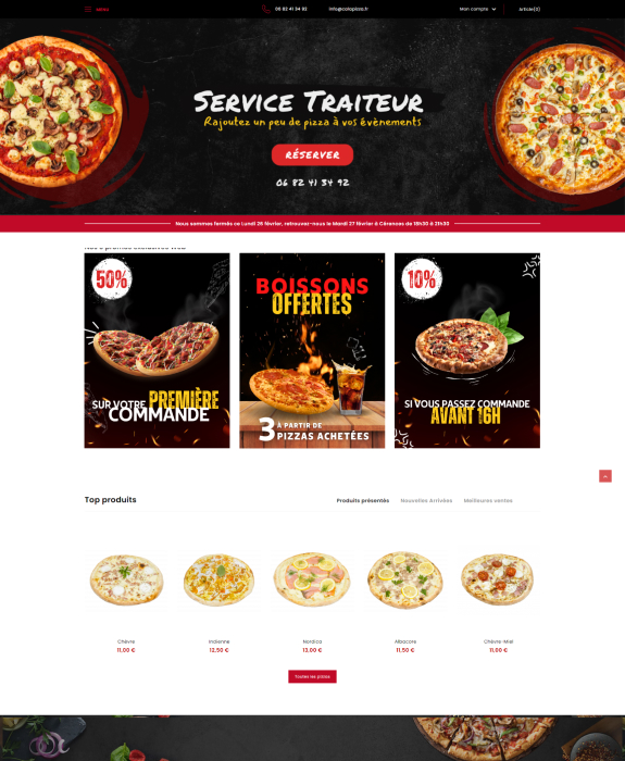 Réalisation Cala Pizza 1