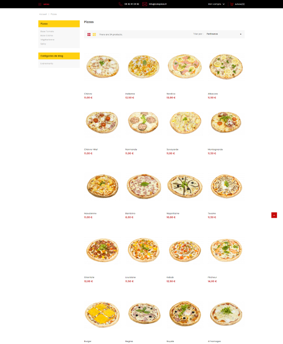 Réalisation Cala Pizza 2