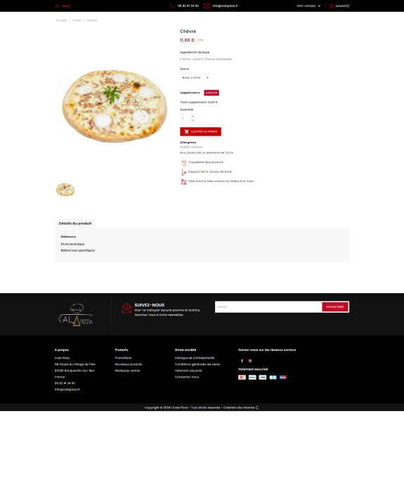 Réalisation Cala Pizza 3