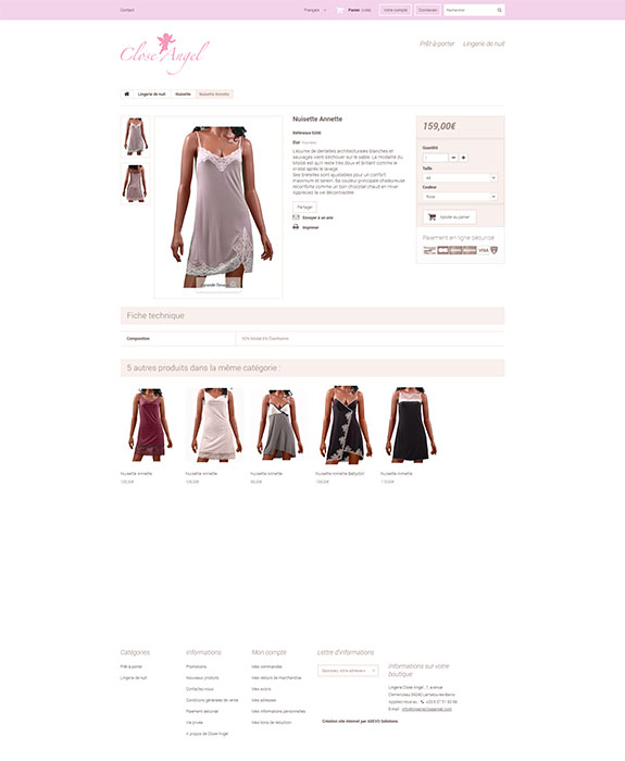 Réalisation Lingerie Close Angel 4