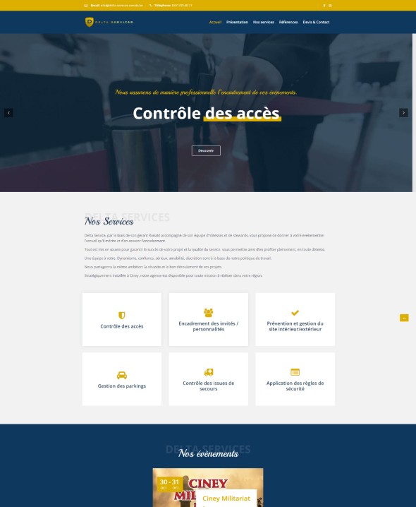 Réalisation Delta Services Events 1