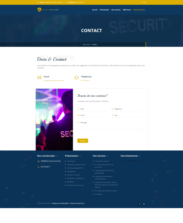 Réalisation Delta Services Events 2