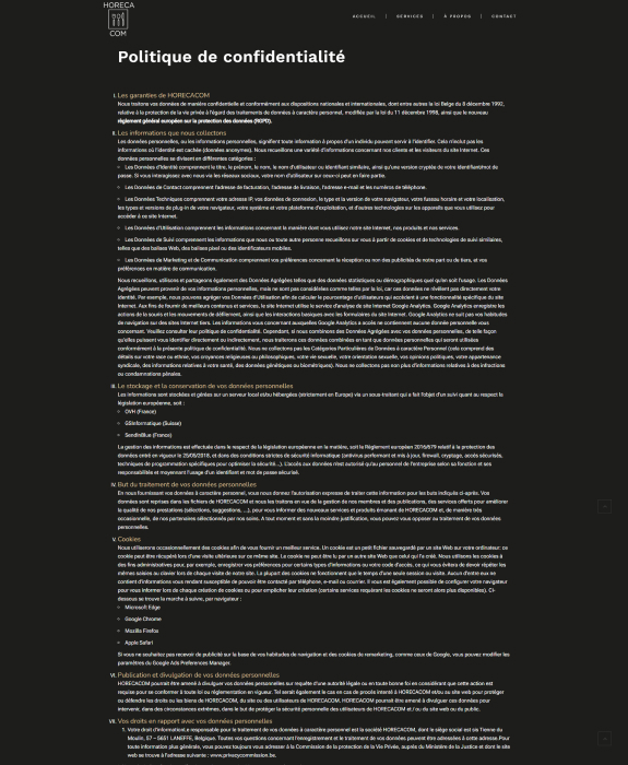 Réalisation HORECACOM 2