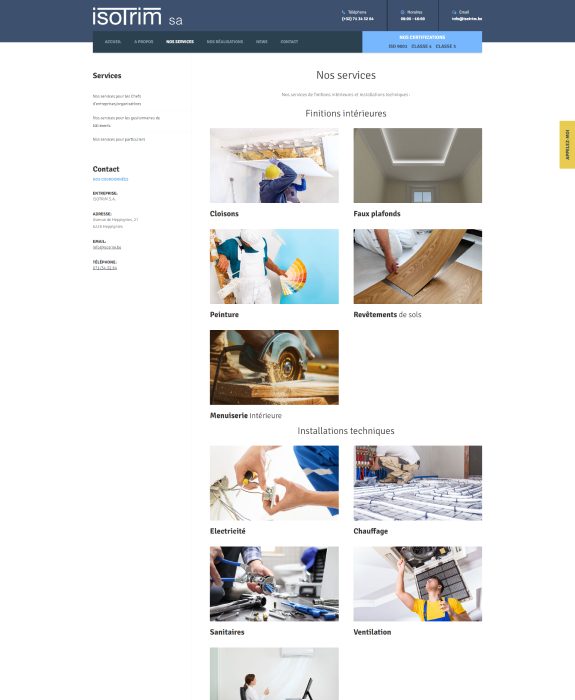 Réalisation ISOTRIM 2