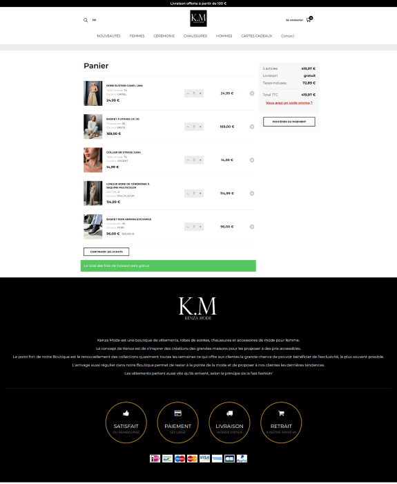 Réalisation Kenza Mode 4