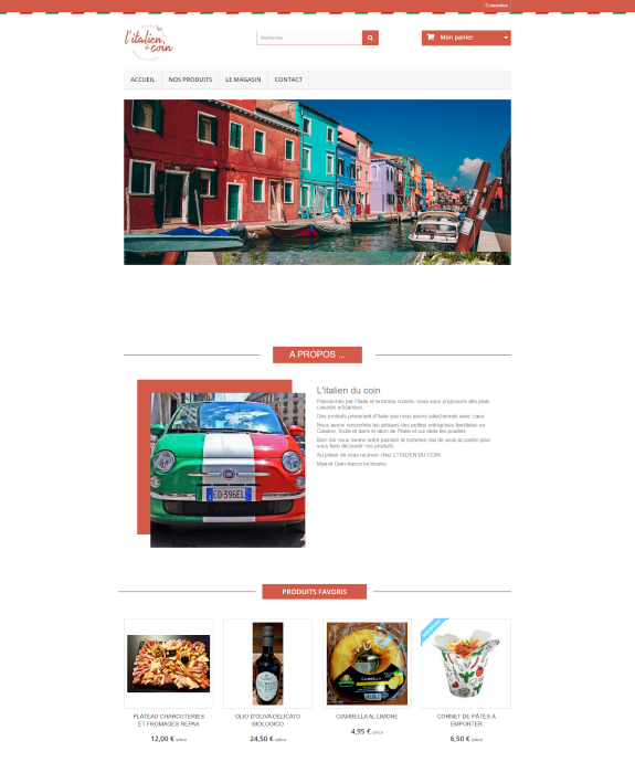 Réalisation L'Italien du coin 1