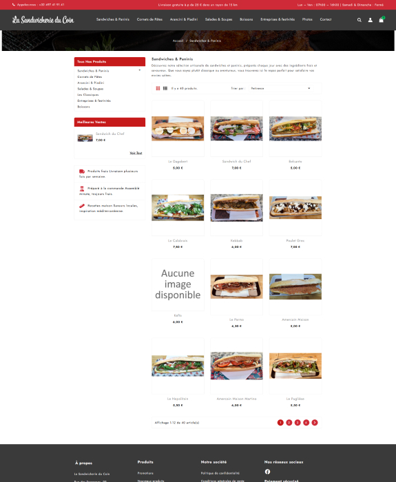 Réalisation LaSandwicherieDuCoin 2