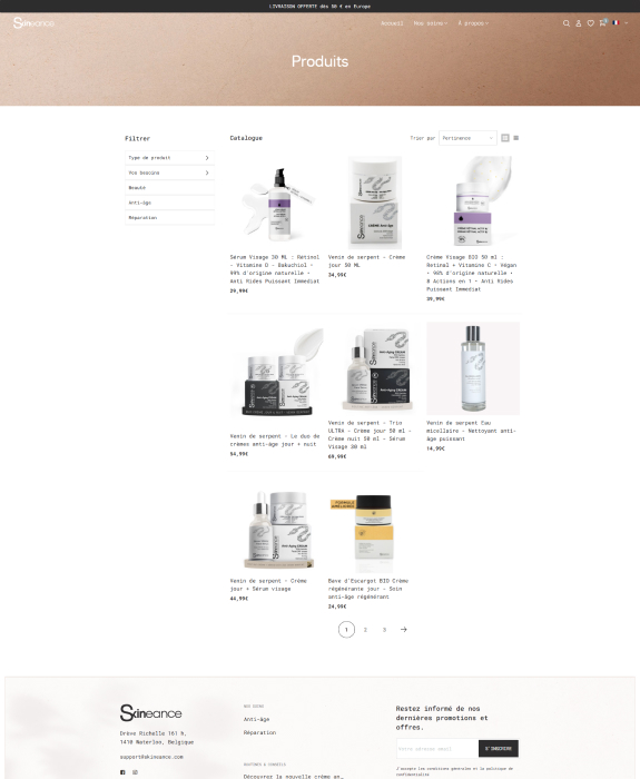 Réalisation Skineance 2